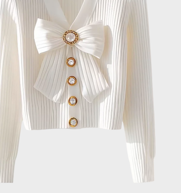 Caren | Βασικό Μονόχρωμο Πουλόβερ Μακρύ Μανίκι