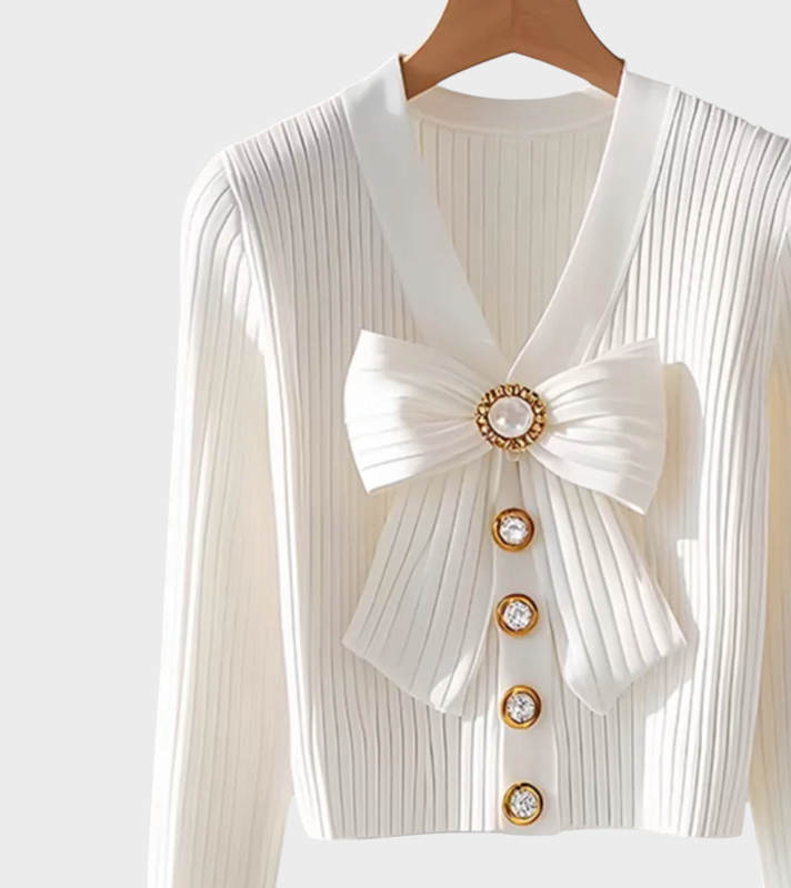 Caren | Βασικό Μονόχρωμο Πουλόβερ Μακρύ Μανίκι