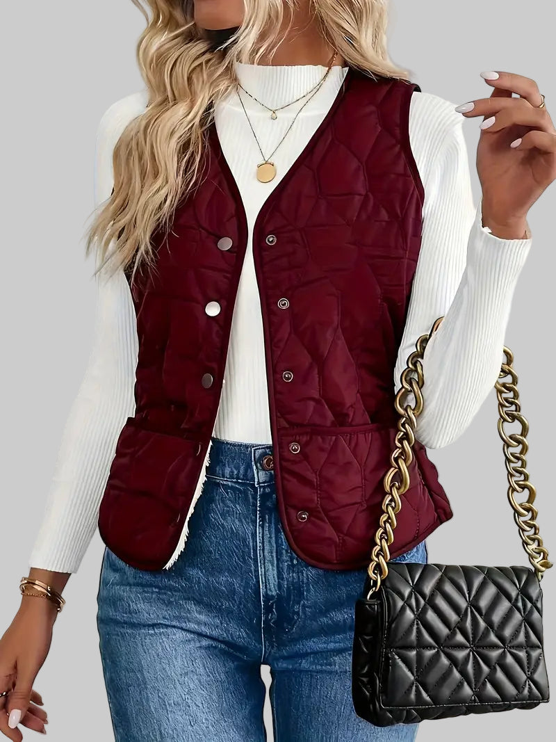 Pique καπιτονέ μπόμπερ γιλέκο