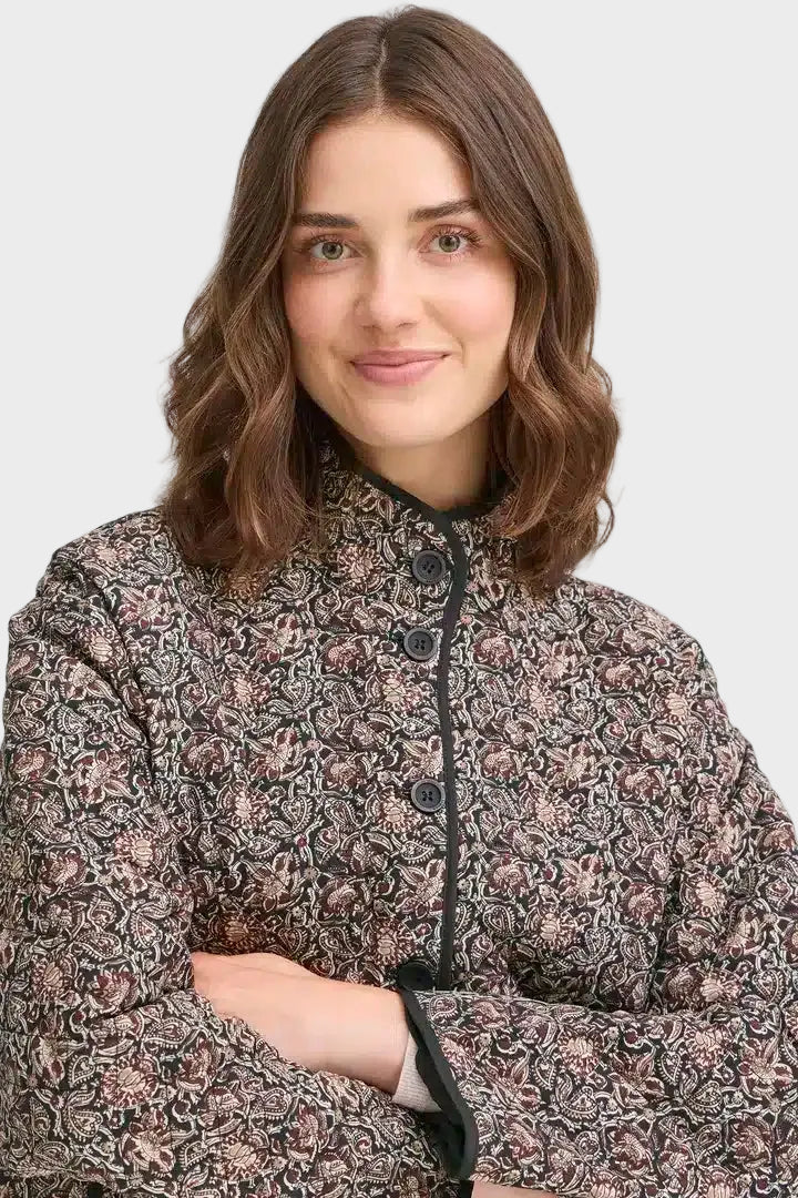 Lara | Σακάκι Claudine με σχέδιο Paisley