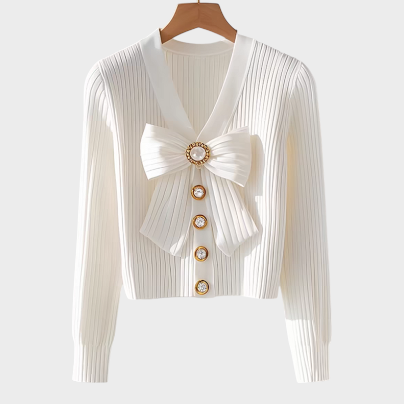 Caren | Βασικό Μονόχρωμο Πουλόβερ Μακρύ Μανίκι