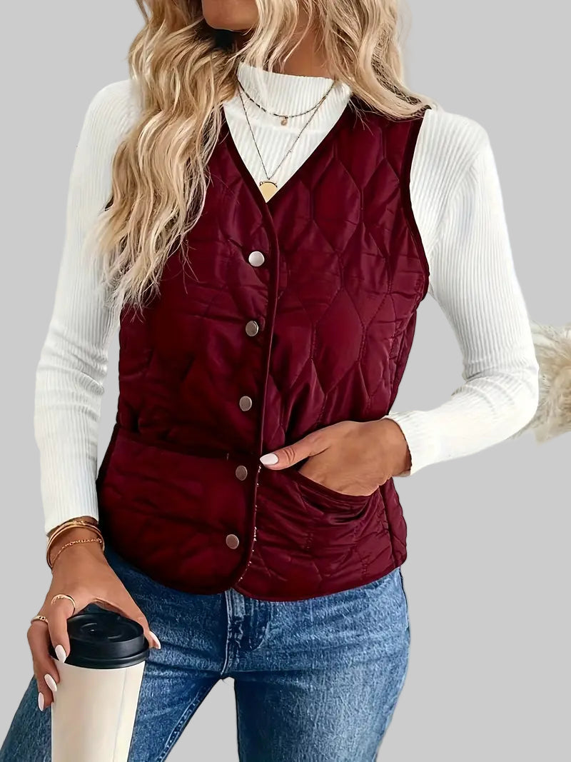 Pique καπιτονέ μπόμπερ γιλέκο