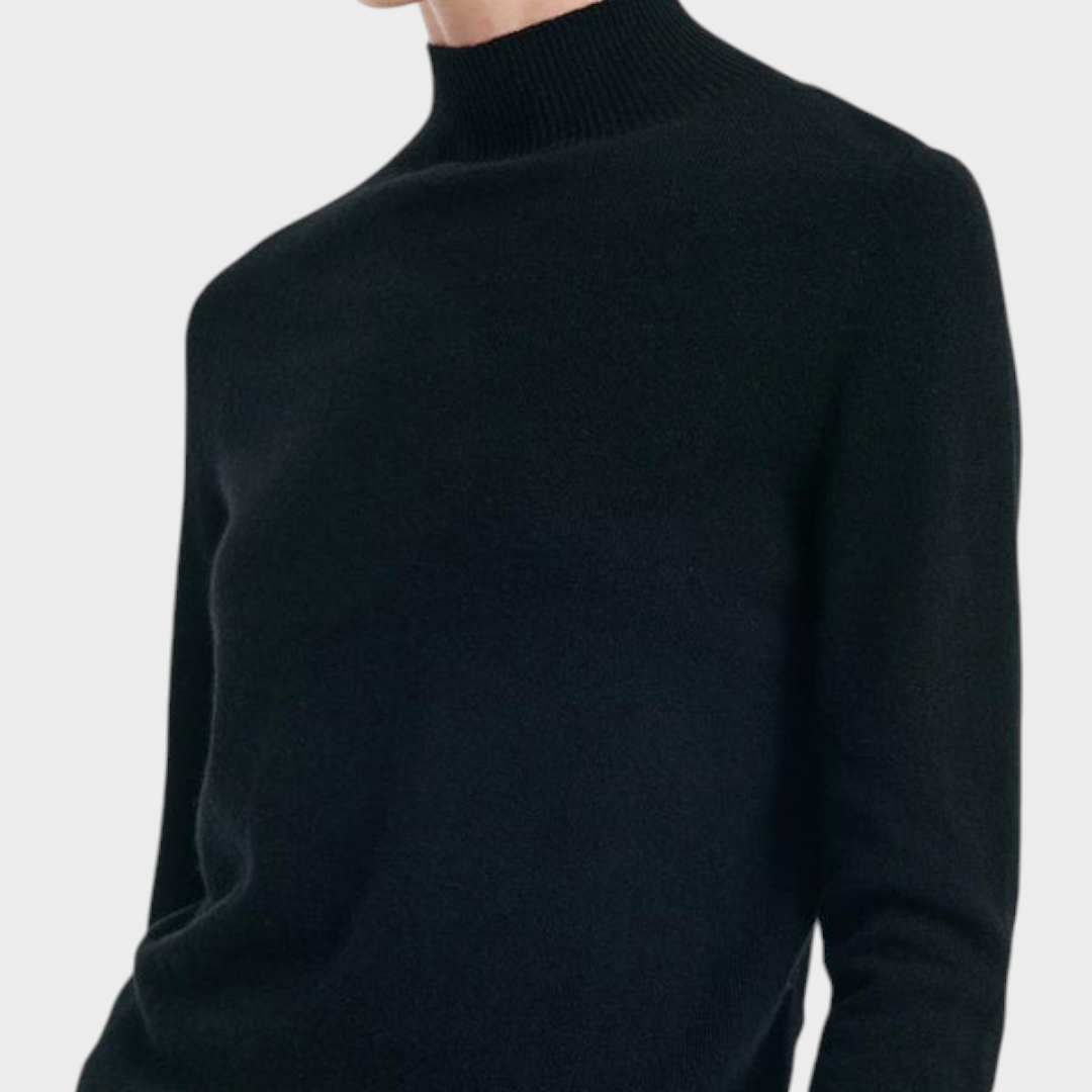 Divine | Γυναικείο Πουλόβερ Cashmere με Ψηλό Λαιμό