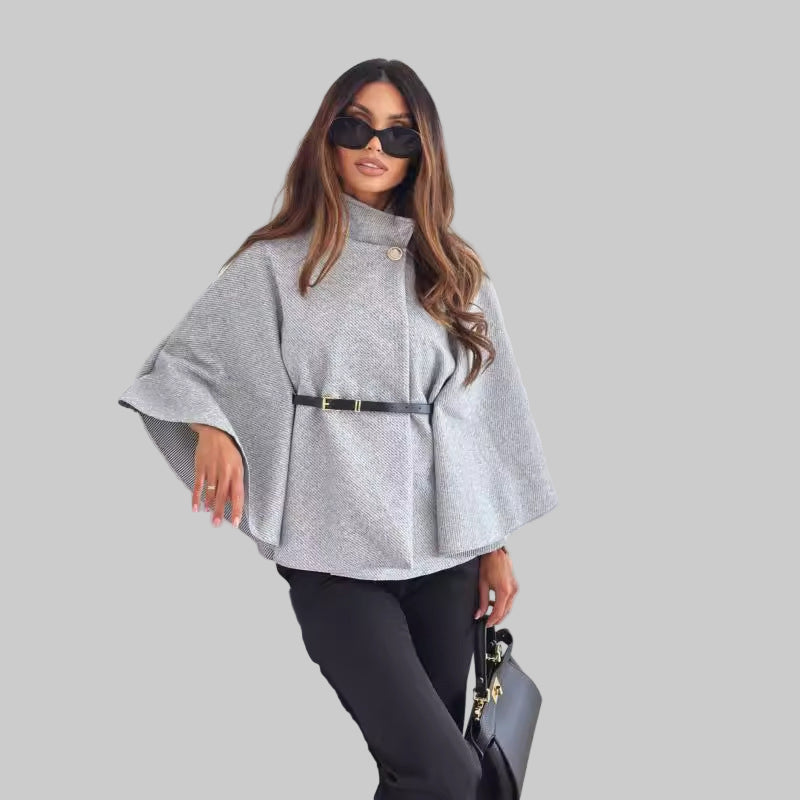 Selviora | Κομψό Μπουφάν Πεταλούδα με ζώνη