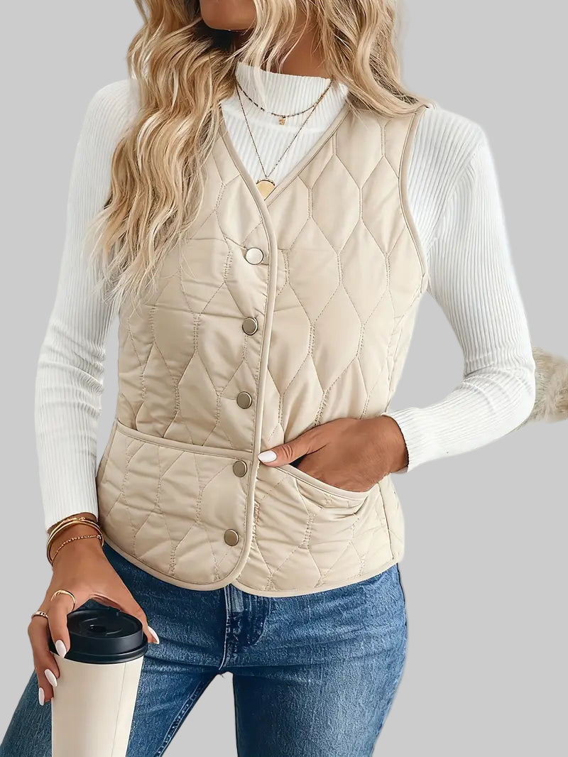 Pique καπιτονέ μπόμπερ γιλέκο