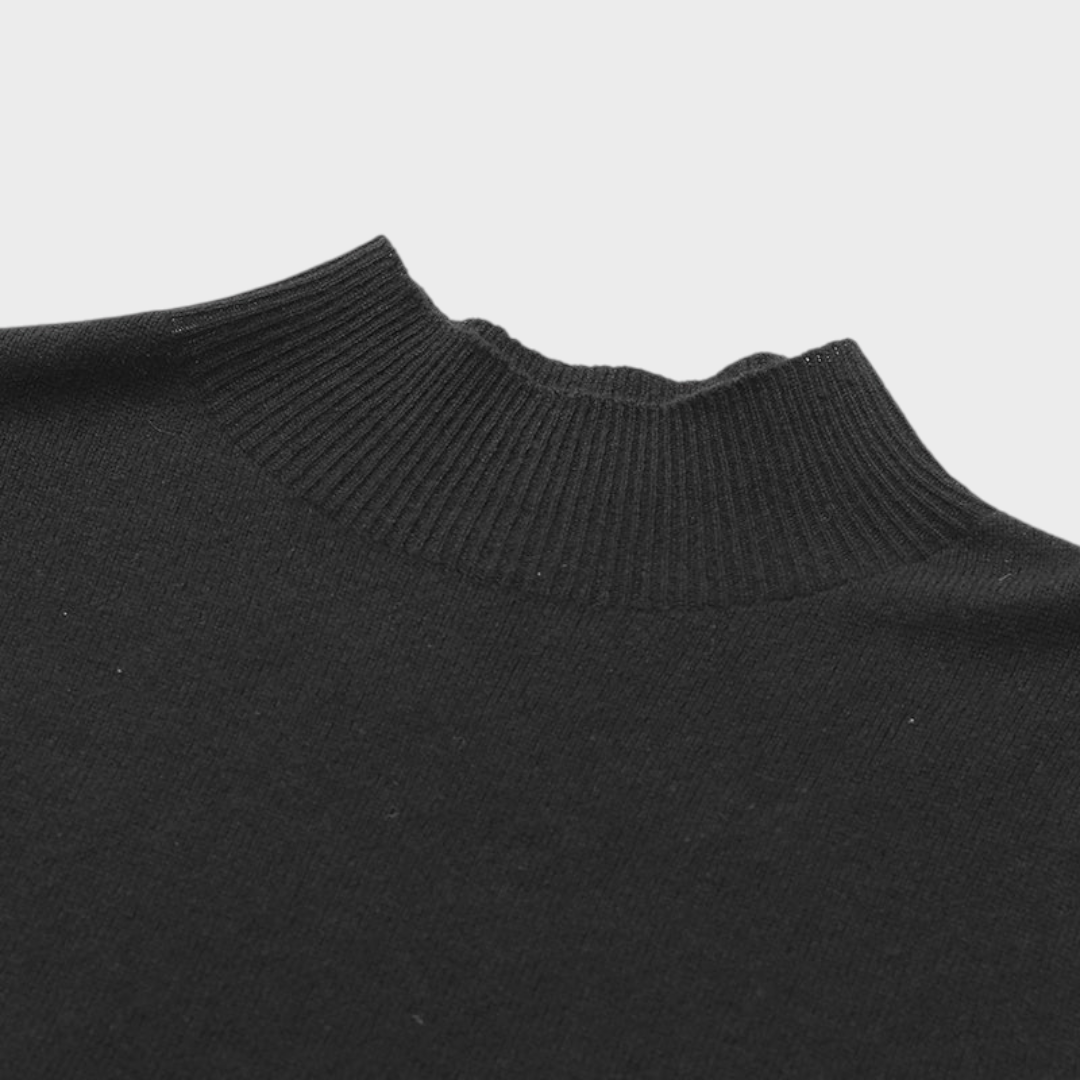 Divine | Γυναικείο Πουλόβερ Cashmere με Ψηλό Λαιμό