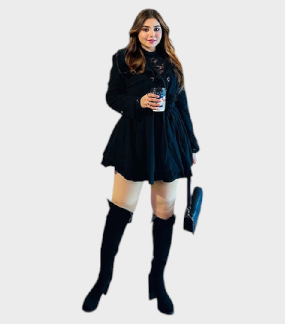 Terra | Παλτό Διπλής Όψης με Γούνα