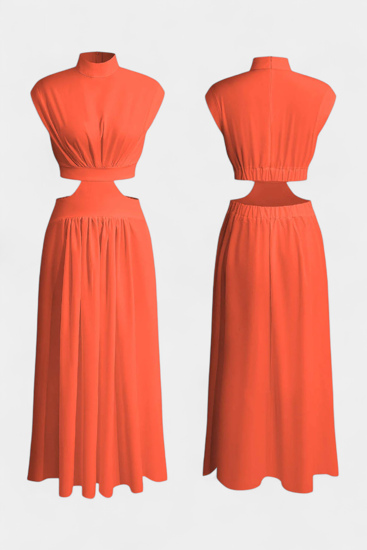 Jocelyn Set με Φόρεμα με Πλαϊνό Σκίσιμο