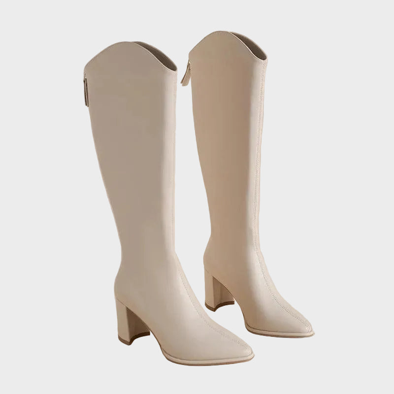 Oslo Δερμάτινες Μπότες Μέχρι το Γόνατο