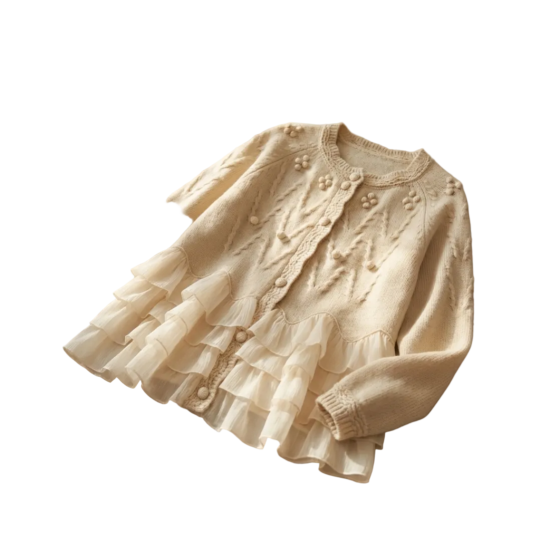 Natalie - Ζακέτα με Βολάν (Ruffle Cardigan)