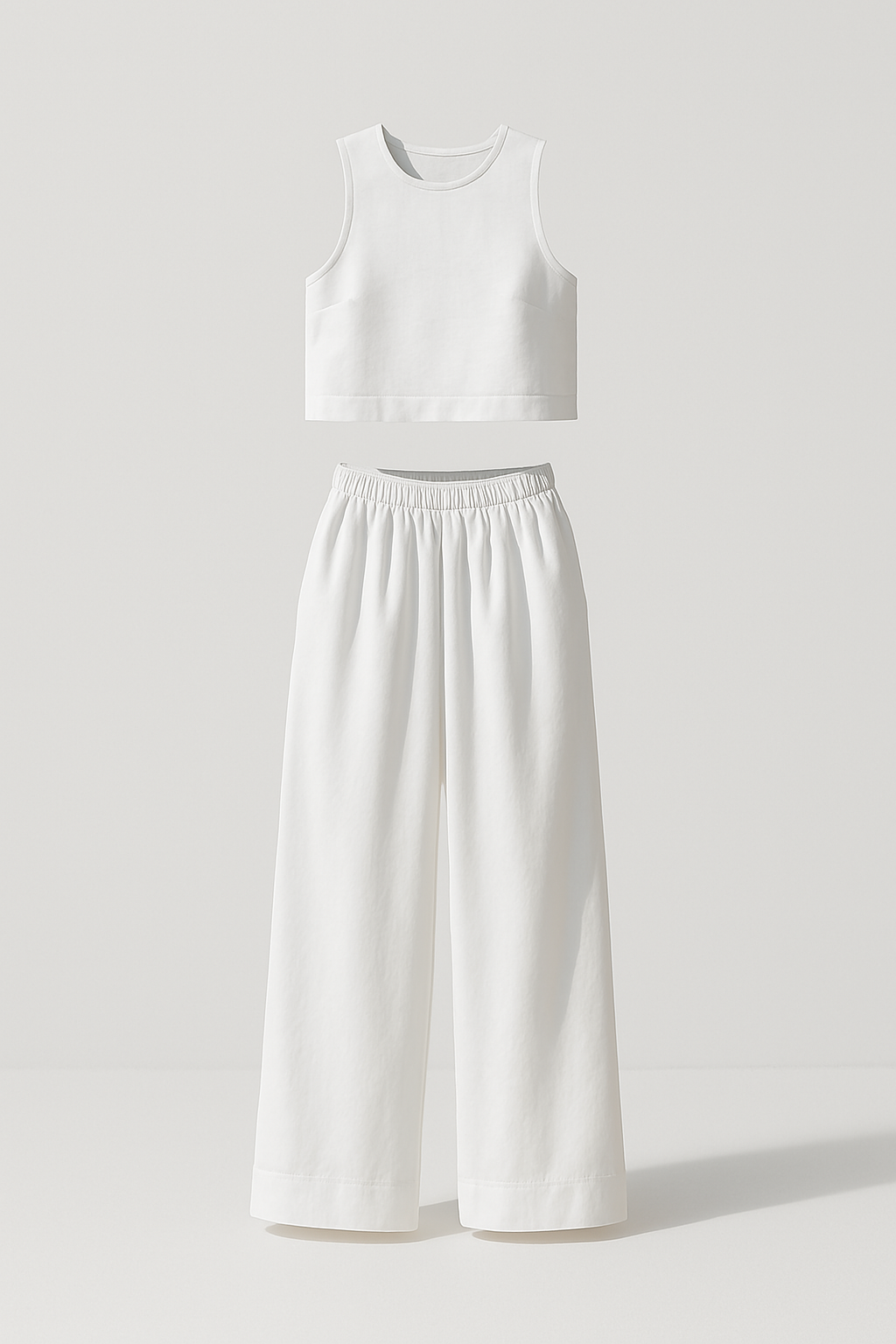 Avelina Μινιμαλιστικό Σετ από Ανάλαφρο Βαμβάκι και Λινό