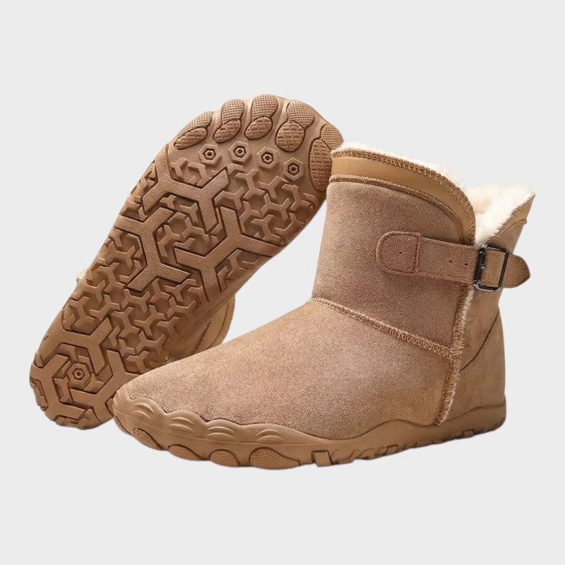 Cozely | Γυναικεία Παπούτσια Μπαρέτας με Επένδυση από Γούνα & Εργονομικό Σχέδιο (BOGO)