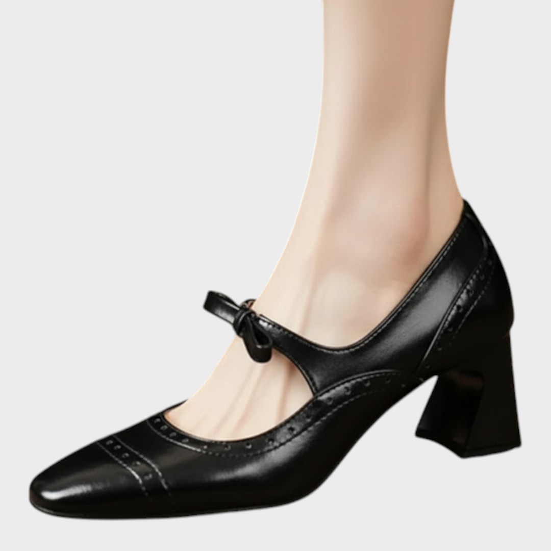 Carmella | Μπλοκ Τακούνι Mary Janes