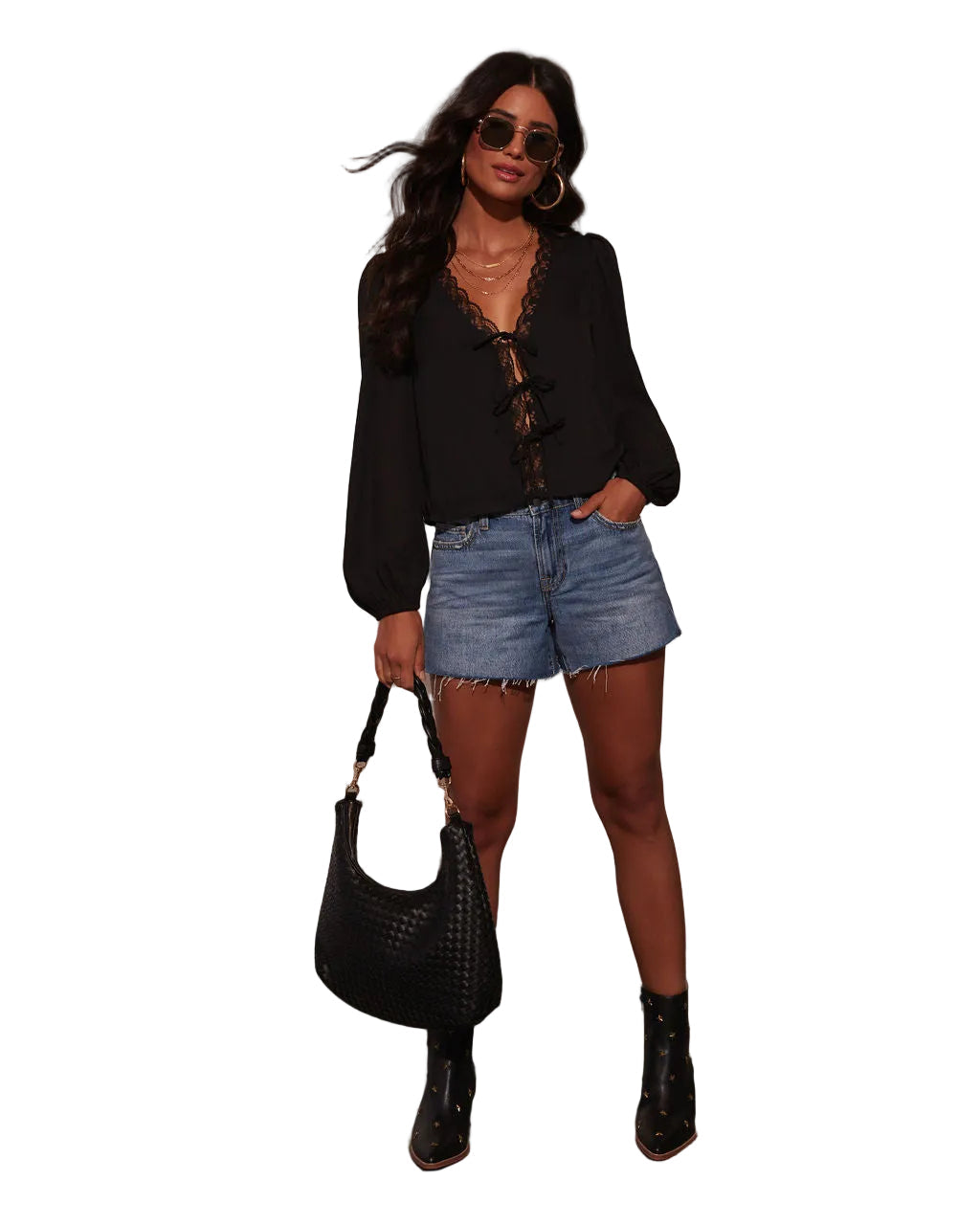 Alice |Alonso Τοπ με Δαντελένια Λεπτομέρεια (Alonso Lace Trim Top)