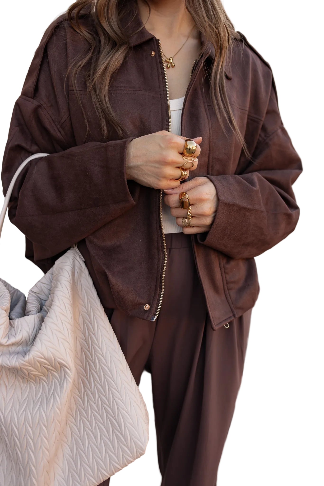 Millie | Απλό Σικ Πολυτελές Σουέντ Τζάκετ (Simply Chic Luxe Suede Jacket)