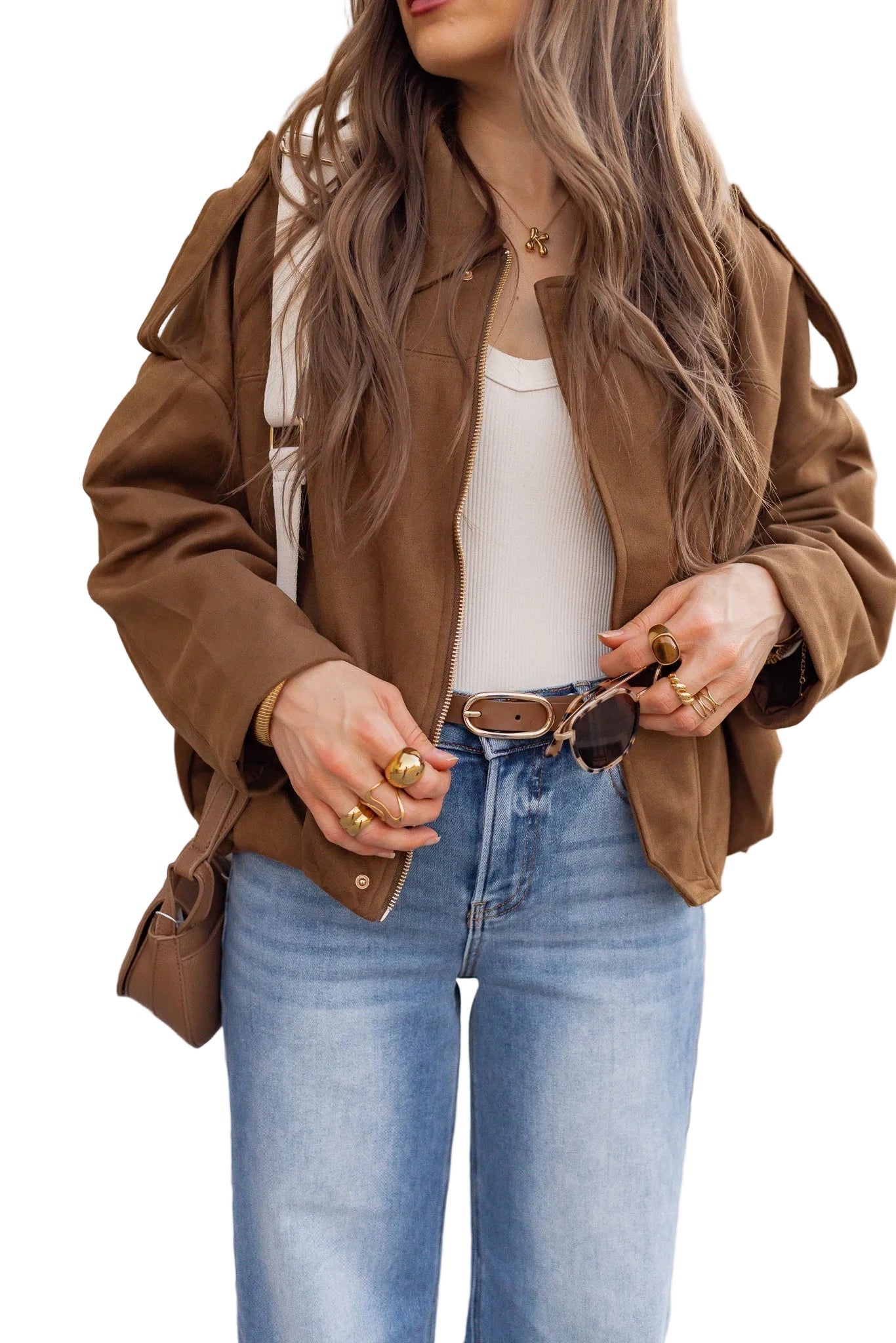 Millie | Απλό Σικ Πολυτελές Σουέντ Τζάκετ (Simply Chic Luxe Suede Jacket)