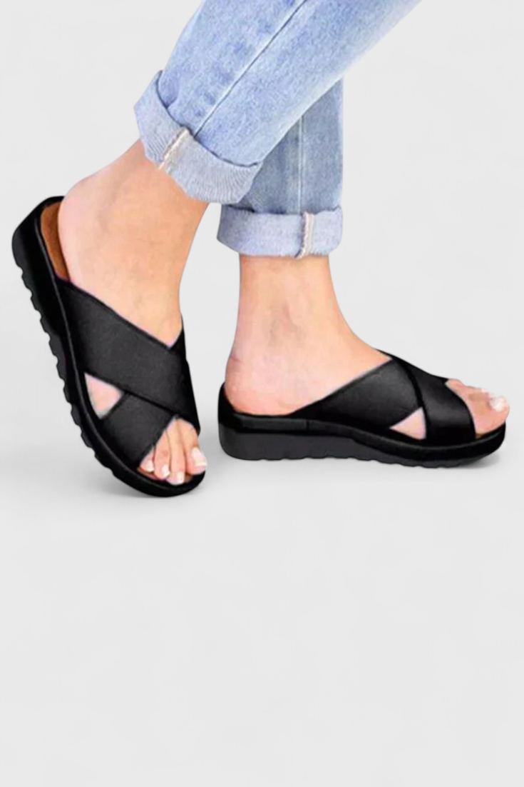 Annelym Orthopedic Wedge σανδάλια για εξωτερικούς χώρους