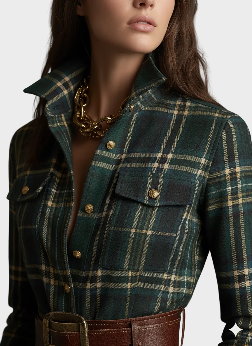 Scarlett | Φόρεμα-Πουκάμισο με Ζώνη