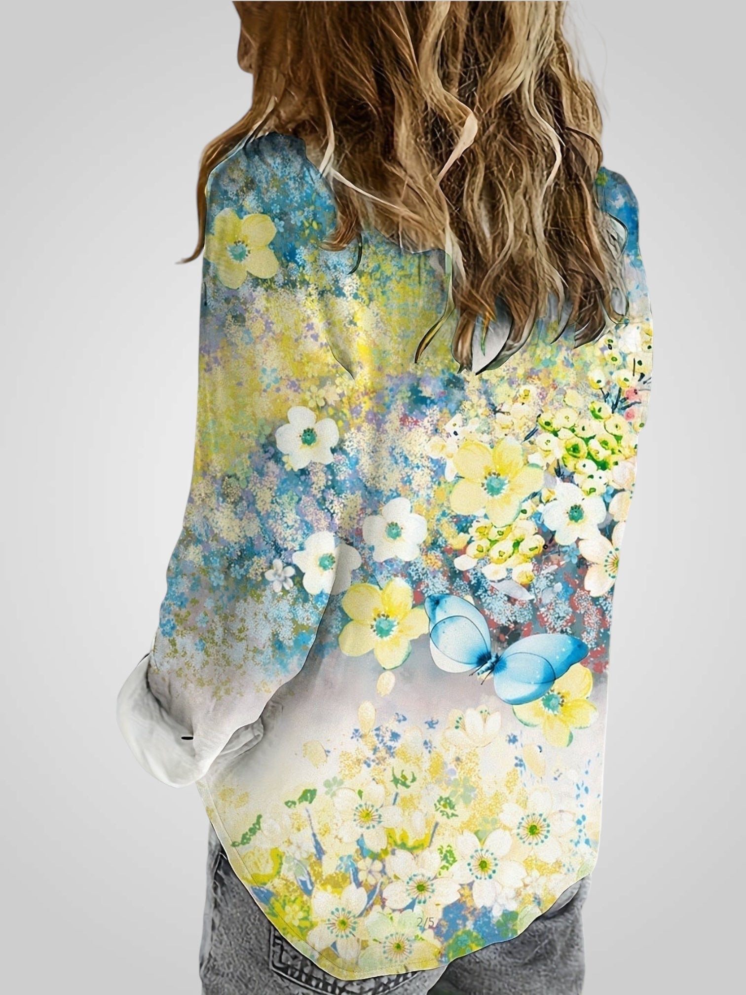 Ροζαλία | Floral Boho Μπλούζα