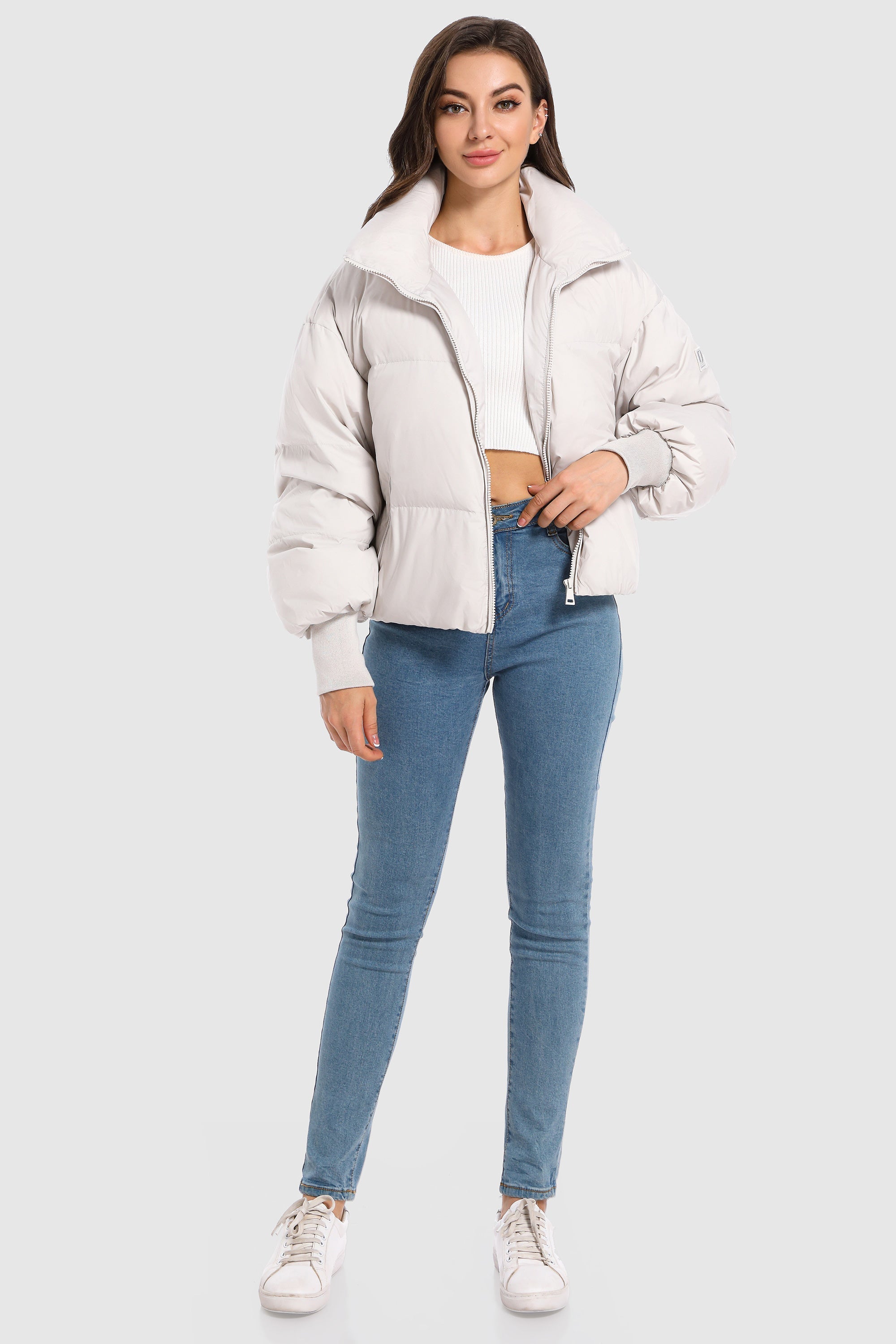 Dela | Κλασικό Κοντό Oversized Πουπουλένιο Παλτό