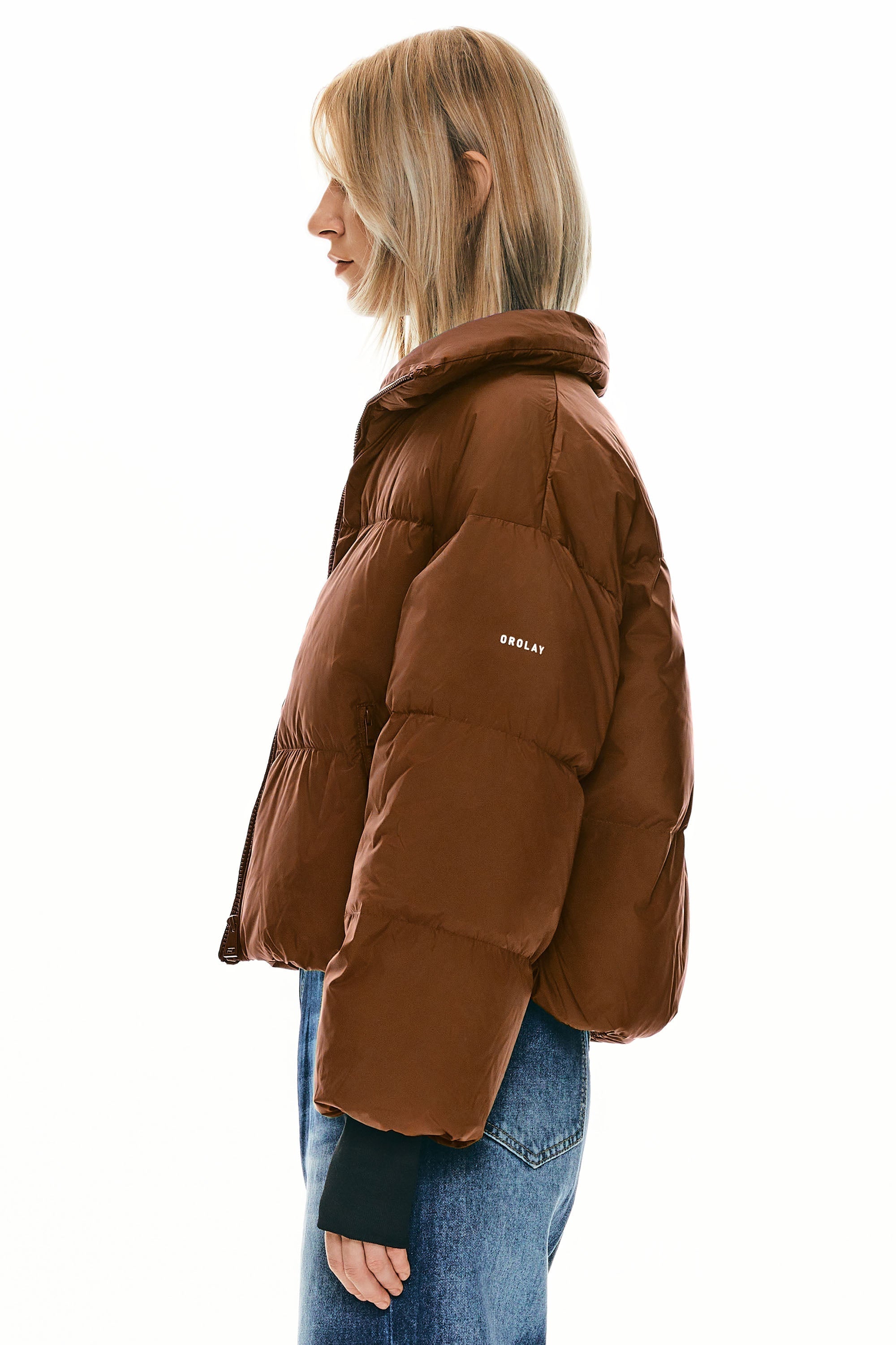 Dela | Κλασικό Κοντό Oversized Πουπουλένιο Παλτό