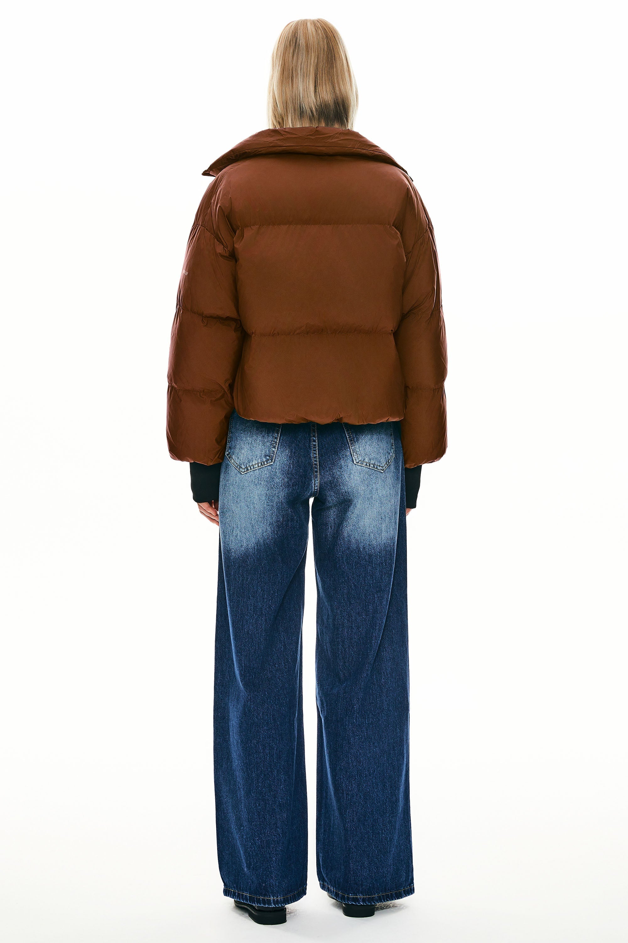 Dela | Κλασικό Κοντό Oversized Πουπουλένιο Παλτό