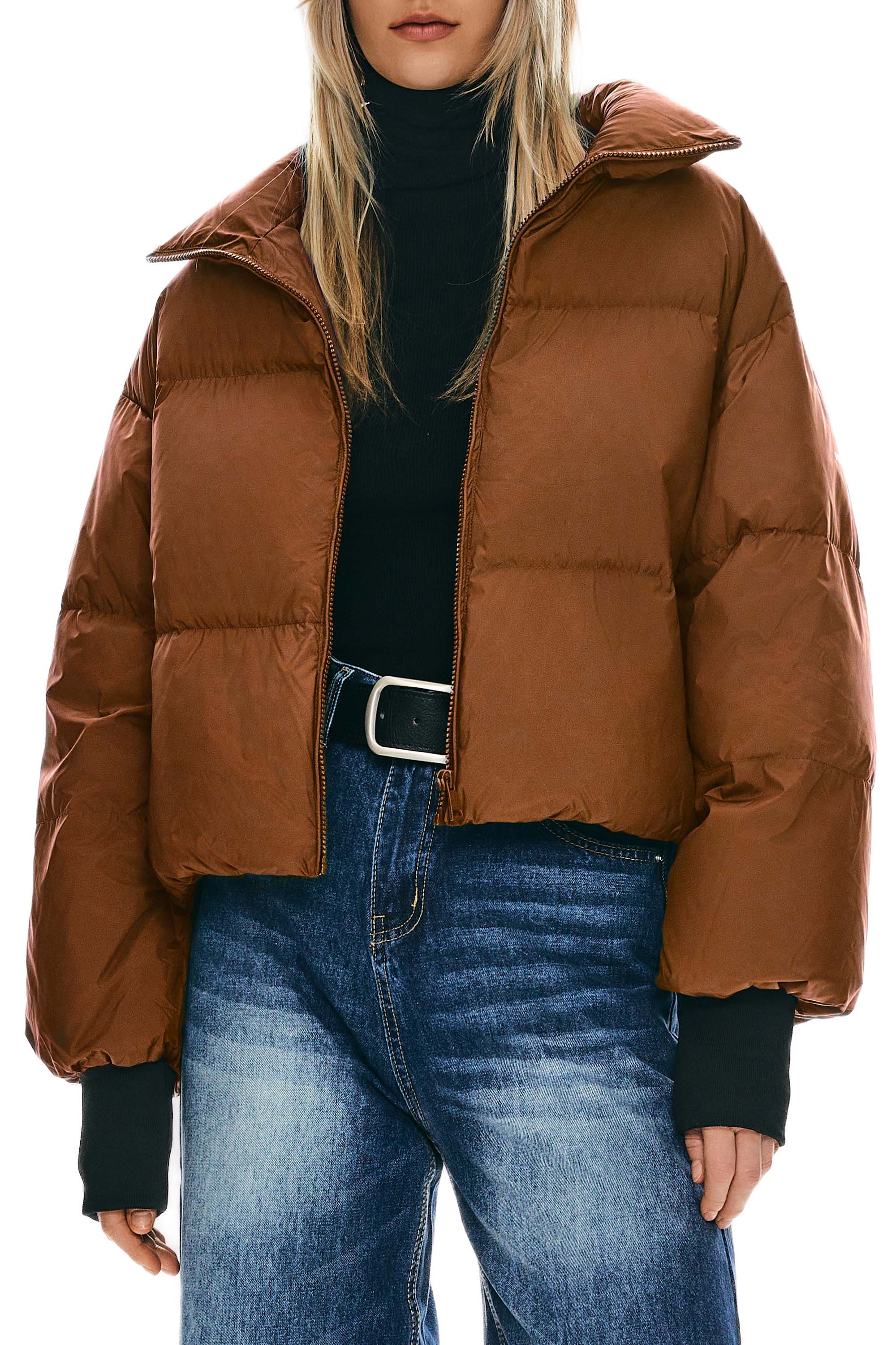 Dela | Κλασικό Κοντό Oversized Πουπουλένιο Παλτό