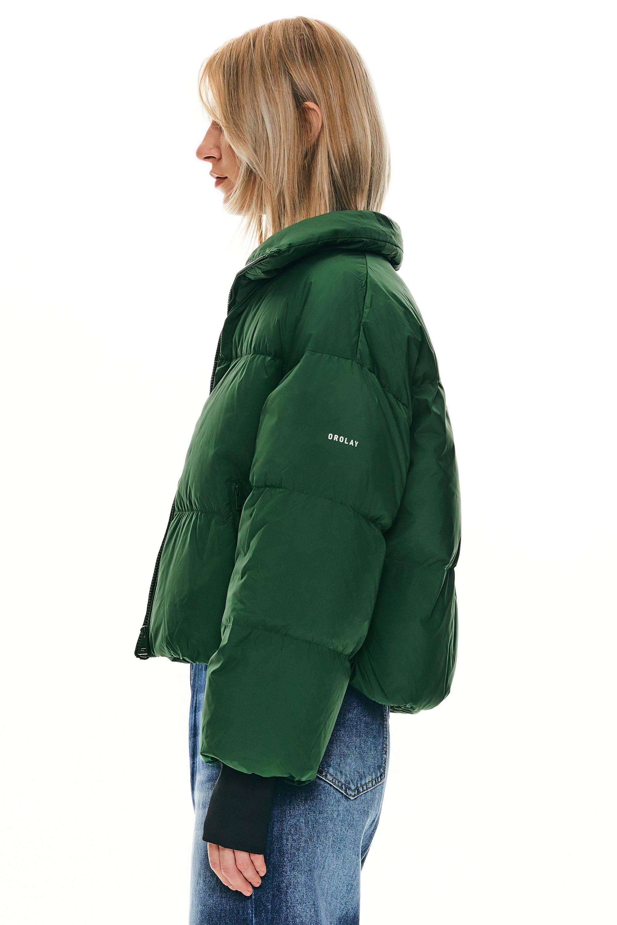 Dela | Κλασικό Κοντό Oversized Πουπουλένιο Παλτό