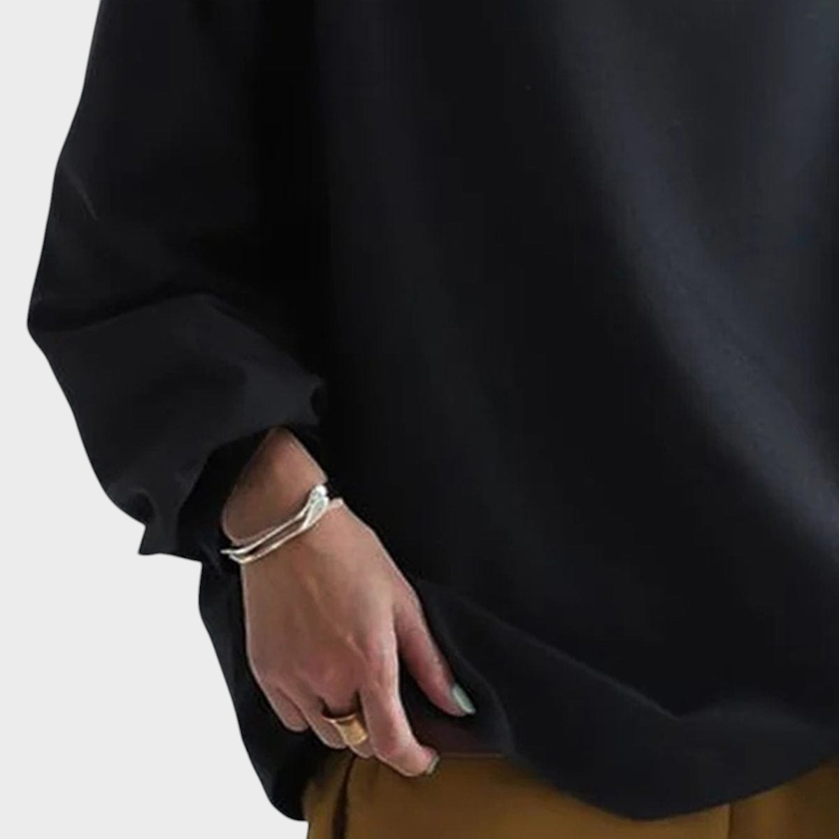 Elly | Πλεκτό Τοπ με Ψηλή Λαιμόκοψη και Απαλή Ύφη