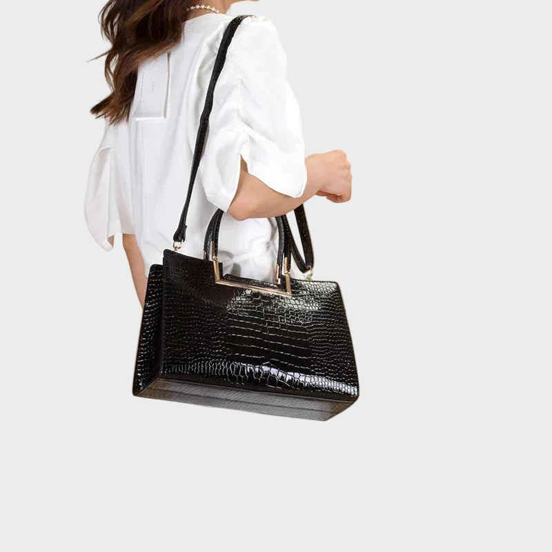 Beth | Σετ Δερμάτινη Τσάντα και Πορτοφόλι