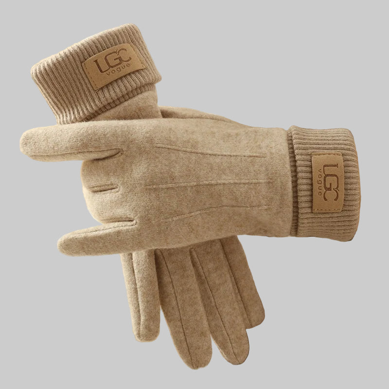 Γάντια Οθόνης Αφής από Μείγμα Καμηλό