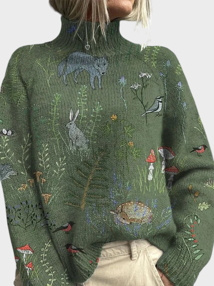 Aimélie –Ζεστό και κομψό πουλόβερ με ζιβάγκο