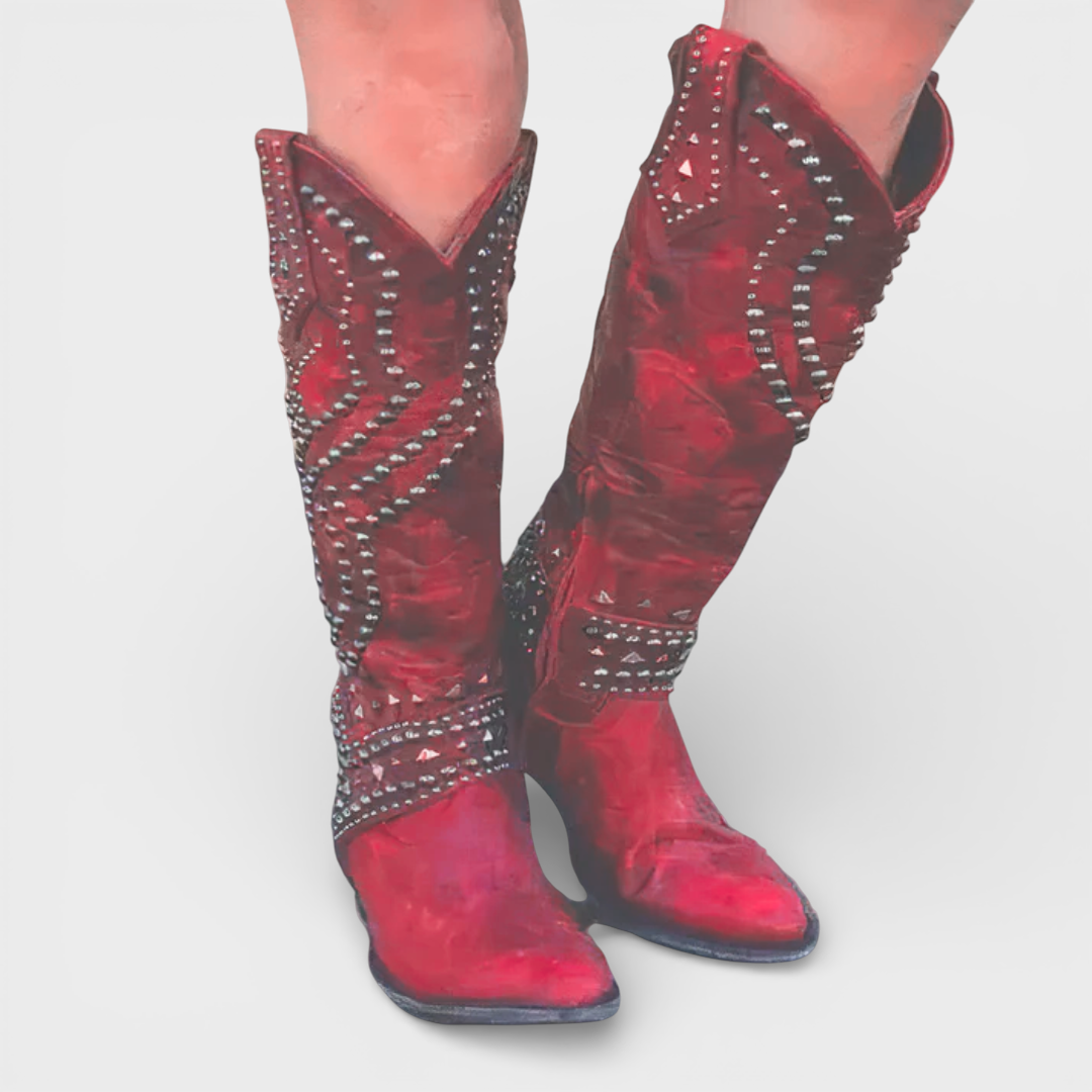 Monroe |ψηλές ως το γόνατο δυτικές μπότες