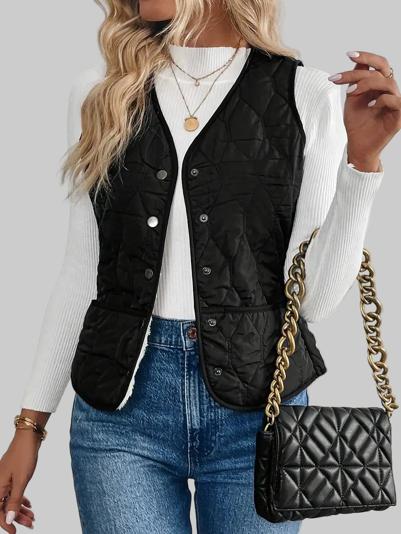 Pique καπιτονέ μπόμπερ γιλέκο