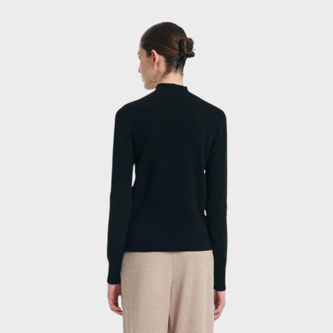 Divine | Γυναικείο Πουλόβερ Cashmere με Ψηλό Λαιμό