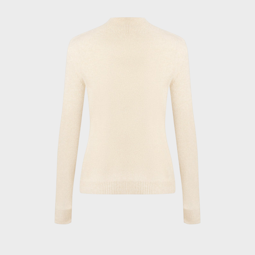 Divine | Γυναικείο Πουλόβερ Cashmere με Ψηλό Λαιμό