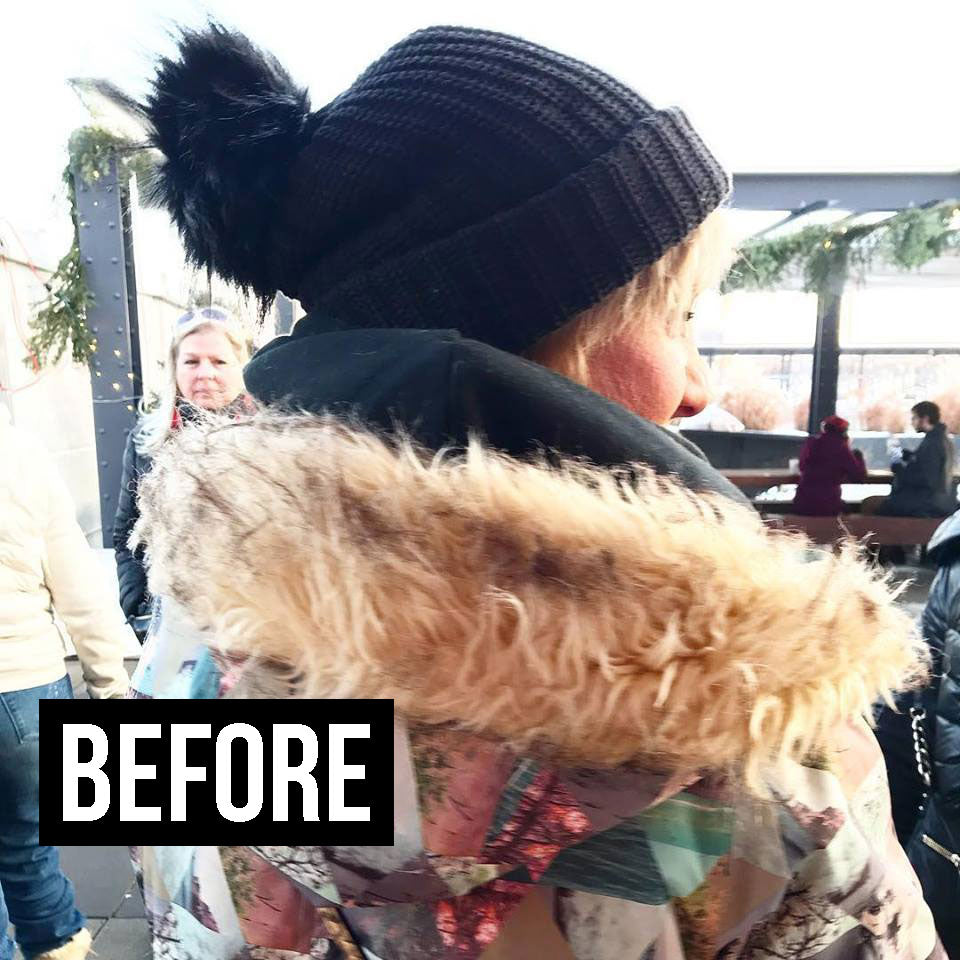 April | Προστατευτικό Λαιμού από Τεχνητή Γούνα Αρκτικής Αλεπούς - Λευκό