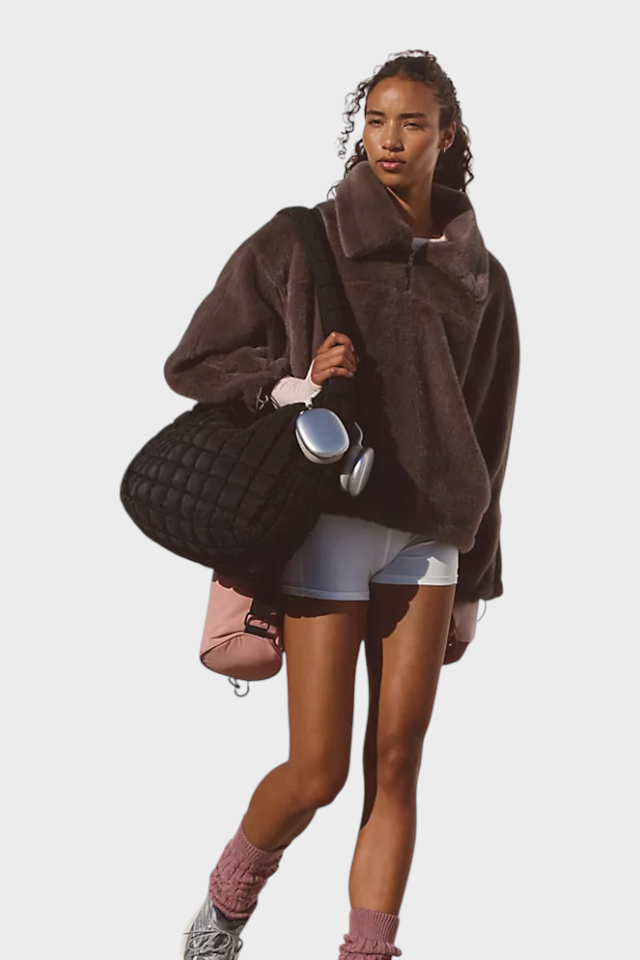 Aileen | Μισό φερμουάρ από συνθετική γούνα