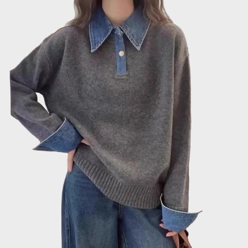 Harrow | Πλεκτό Πουλόβερ με Γιακά (Harrow Knit Collar Sweater)