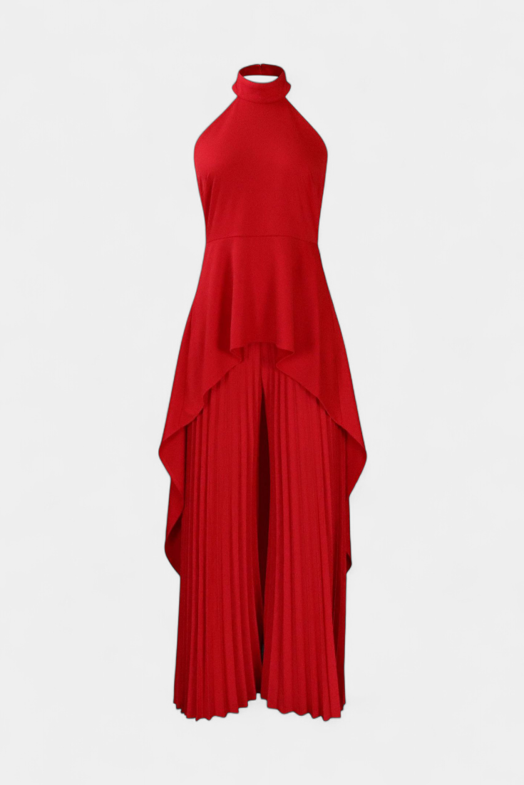 Χρυσούλα Ασύμμετρο Σετ με Πλισέ Παντελόνι