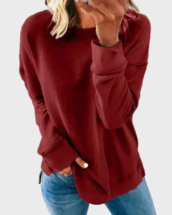 Riverton Μακριά Φούτερ Μπλούζα με Επένδυση Fleece