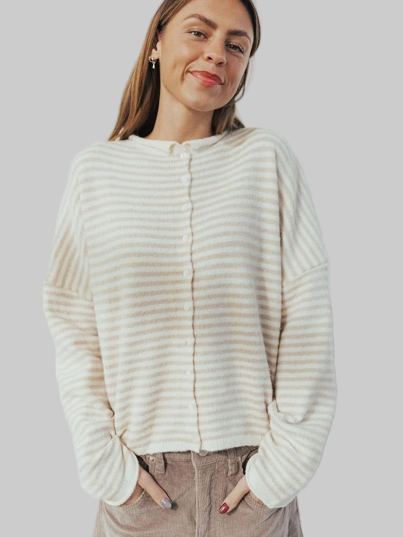 Calera Καρντιγκάν με Ρίγες