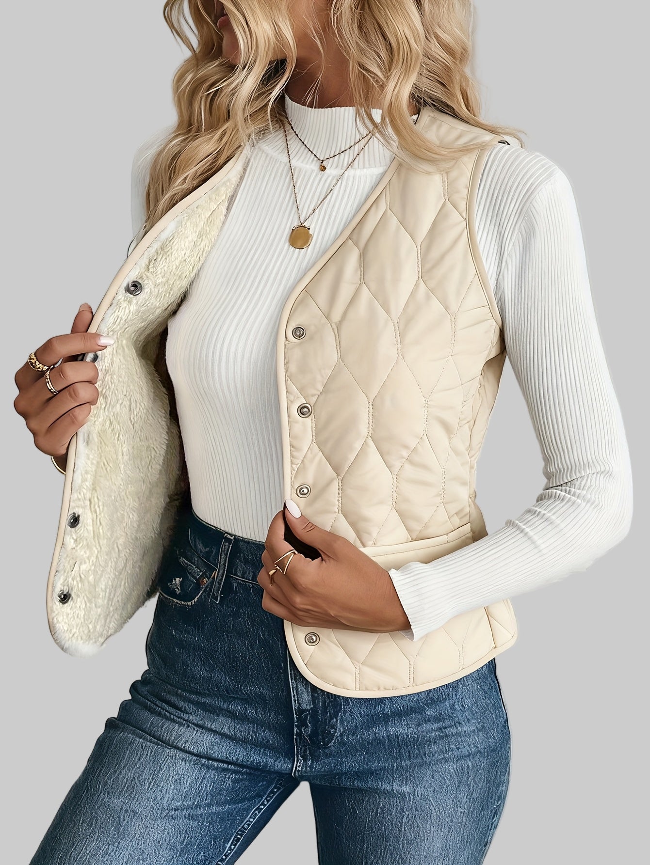 Pique καπιτονέ μπόμπερ γιλέκο