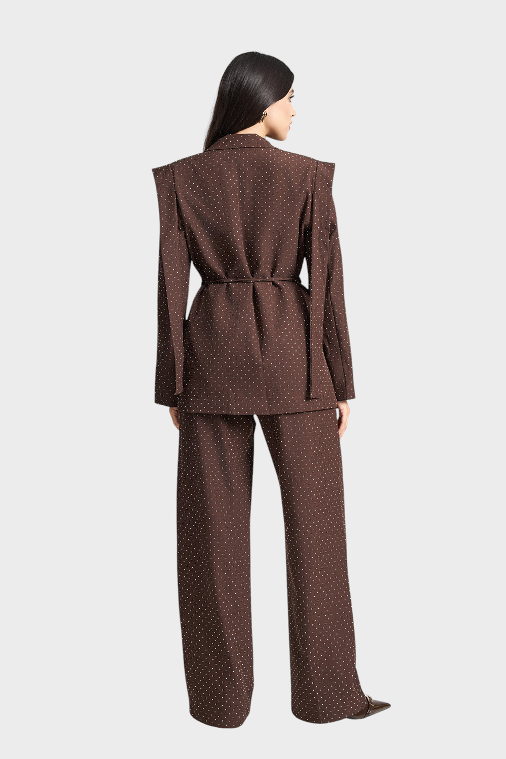 Σετ σακάκι και παντελόνι με στρας