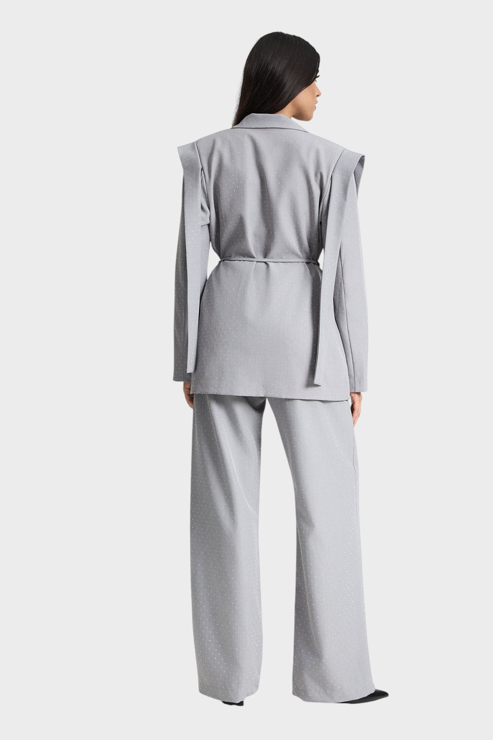 Σετ σακάκι και παντελόνι με στρας