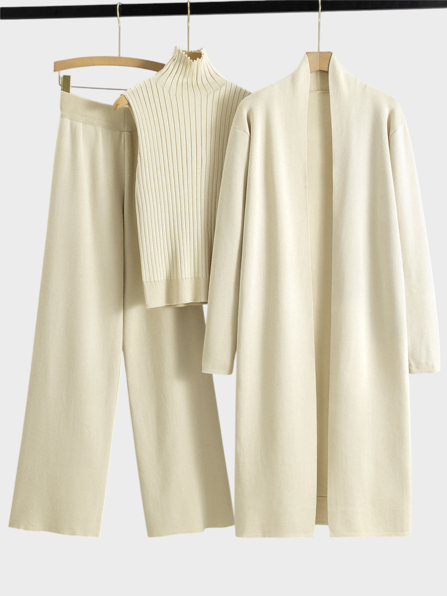 Sandra | Μακρύ Καρντιγκάν Τριών Τεμαχίων