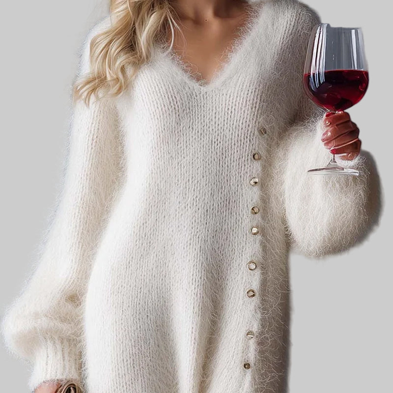 Γυναικείο Κομψό Φόρεμα Με Πλευρική Χαραγή