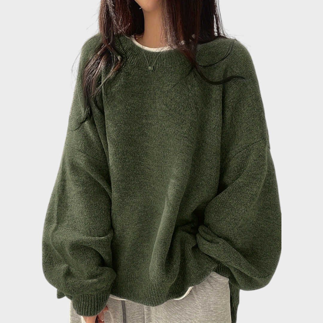 Zaneya | Μπλούζα με Μακριά Μανίκια και Στρογγυλή Λαιμόκοψη