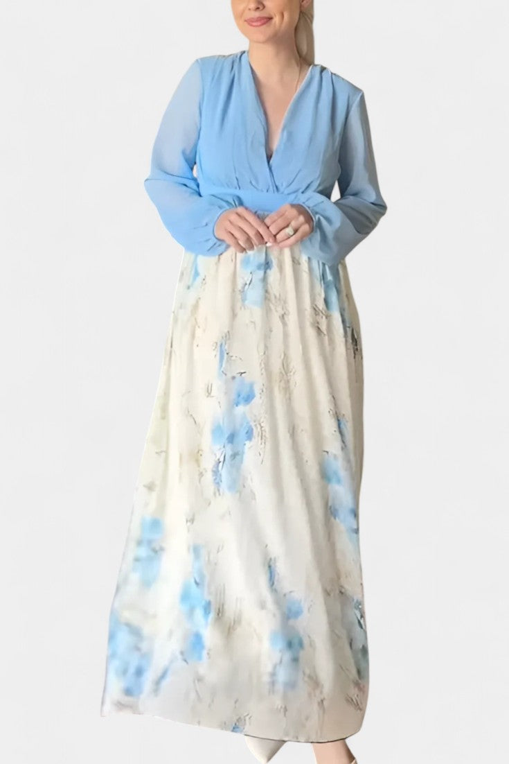 Eliane Το εντυπωσιακό φλοράλ μάξι φόρεμα