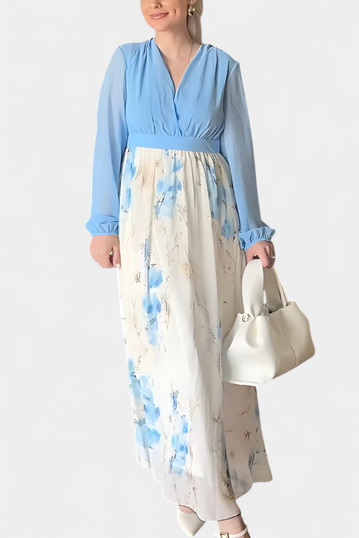 Eliane Το εντυπωσιακό φλοράλ μάξι φόρεμα